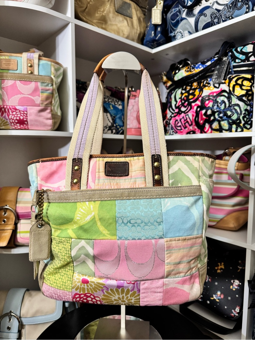 Coach 2005 Spring Patchwork Tote